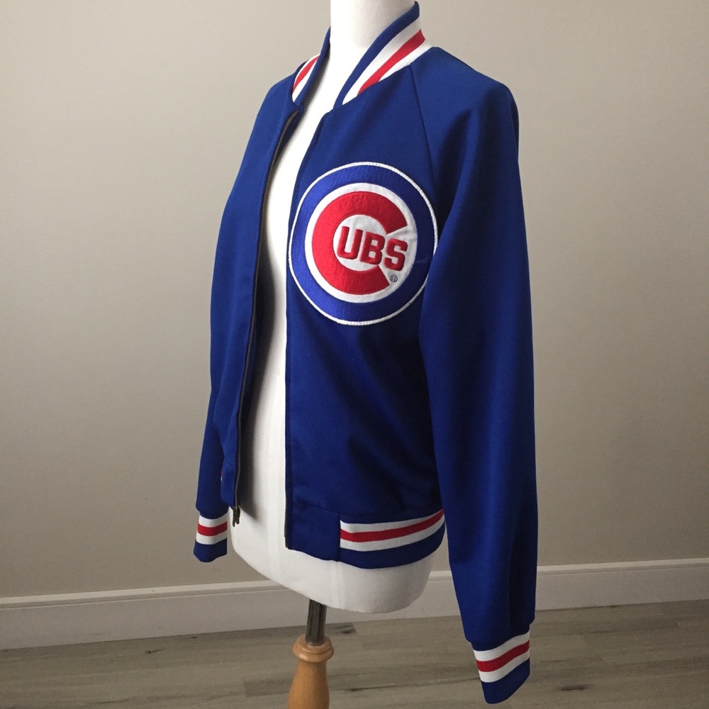 Vintage Chicago Cubs Zippered Jacket Sz L